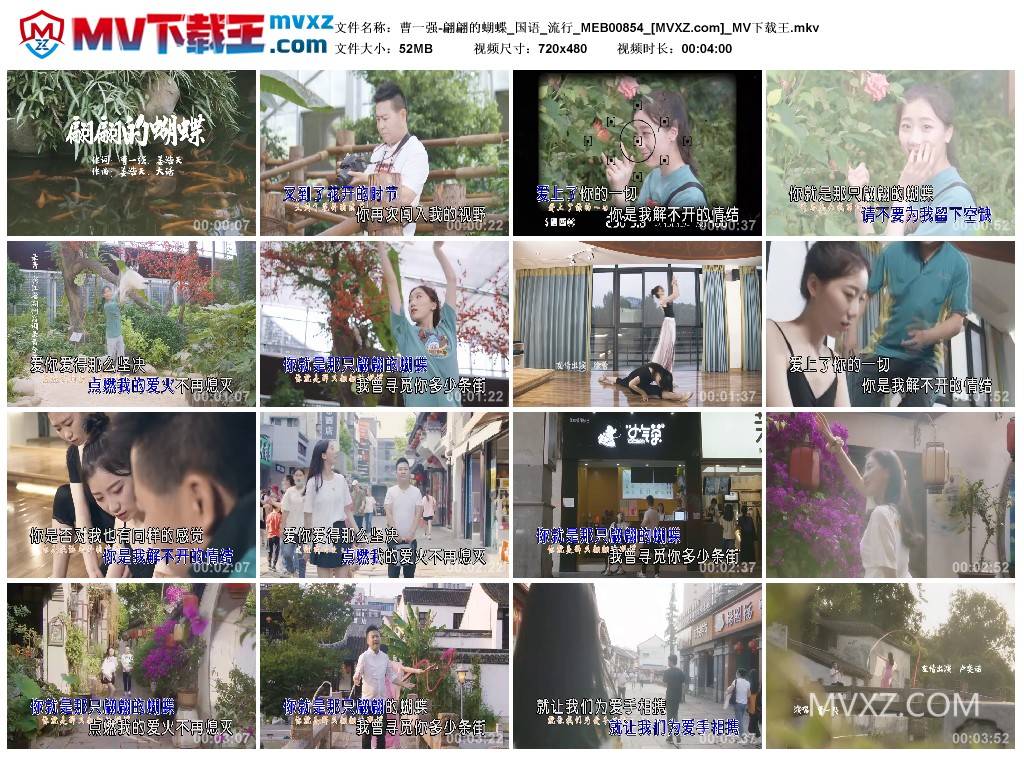 曹一强-翩翩的蝴蝶_国语_流行_MEB00854